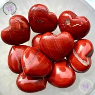 Red Jasper Gemstone Crystal Heart
